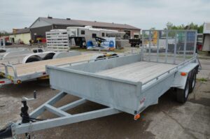 2023 Advantage 14′ Galvanized Landscape Trailer