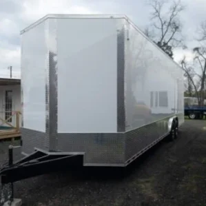 2023 Fast Cargo White 8.5×30 Enclosed Trailer For Sale