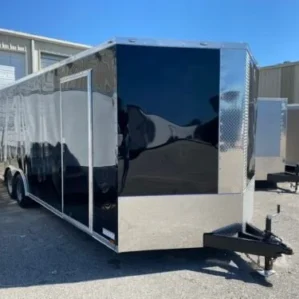 2023 Xtreme Cargo 8.5×24 Black Enclosed Car Hauler Trailer