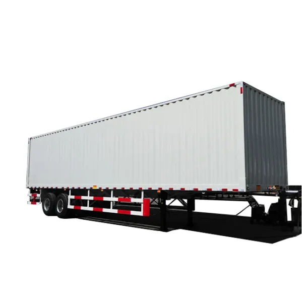 Three-Axle Cargo Box Semi Trailer