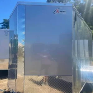 Xtreme Cargo 7×14 Silver Frost Enclosed Trailer