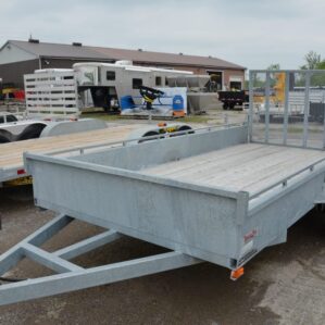 2023 Advantage 14′ Galvanized Landscape Trailer